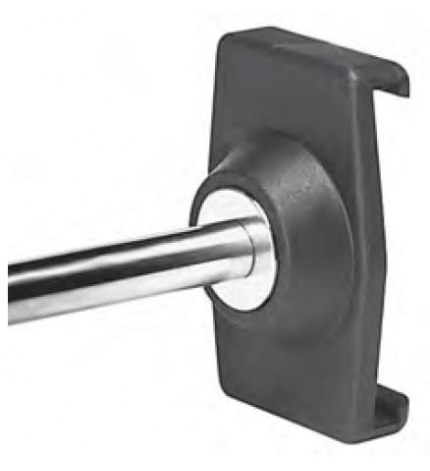 Mordaza para barandilla lateral del Part. 191, con varilla inox. de 14 mm. - Part. 190