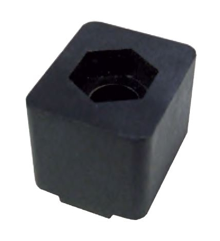 Pieza de fijación para perfil inox (para tornillería M-8)  - Part. 371