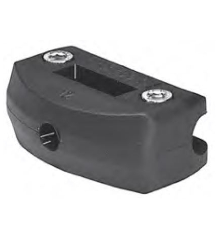 Mordaza ajustable para pletina de 25x6, para perfil lateral redondo de 10 mm. - Part. 451