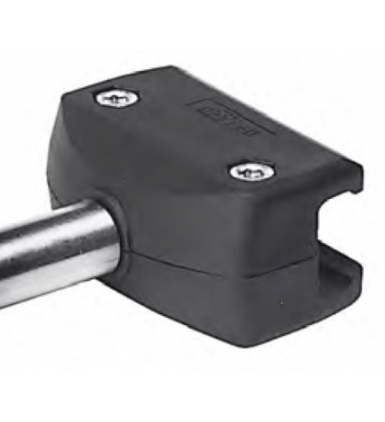 Mordaza para perfil lateral del Part. 247, con varilla inox. de 12 mm. - Part. 236