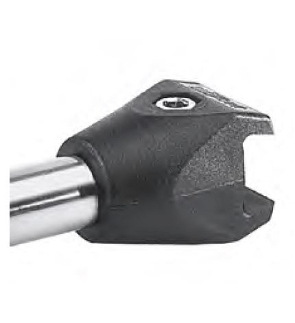 Mordaza para perfil lateral, con varilla de inox. de 12 mm. - Part. 210P