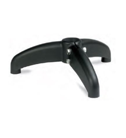 Trípode para tubo redondo de 60,3 mm., tornillería en ac. inox. - Part. 615