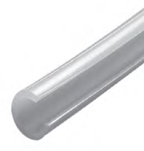 Perfil redondo-C, diám. 12 mm, blanco-Part. 645