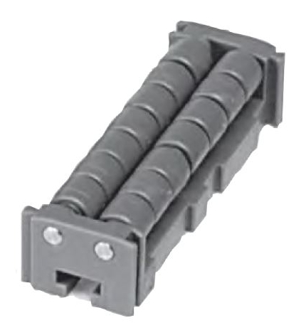 Modulo central de placa de transferencia con rodillos, L=115 mm., sin tornillos -Part. 568