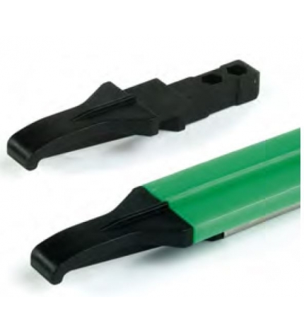 Zapata (central) para el guiado de entrada de cadena, para perfil tipo plano (Part. 367) - Part. 550