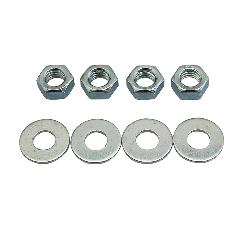 Tuerca y arandela en acero cincado M-24