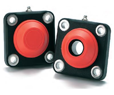 UCF208C, Soporte abierto, con retén, eje: 40 mm., en PA FV 