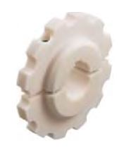 SSRHT11R30 Piñón partido de arrastre para cadenas tipo RH/RHM, Z=11, taladro interior 30 mm.