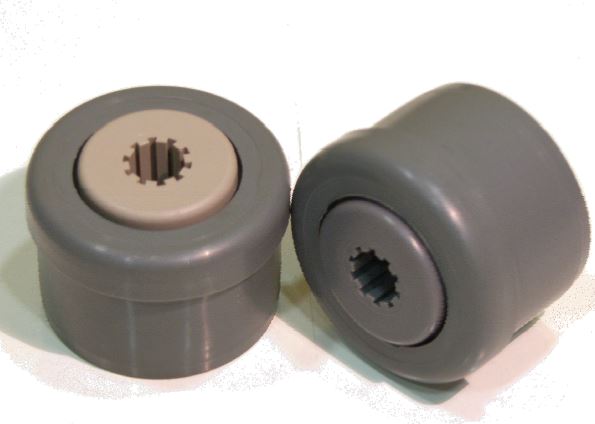 Cabezal KTR 40x2,3.01 Inox eje de 10 mm