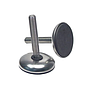 Pie regulable, base: 80 mm., tapa en ac. inox., M-16, espárrago en ac. inox. (tipo: 1a), L=100 mm. - Part. 627